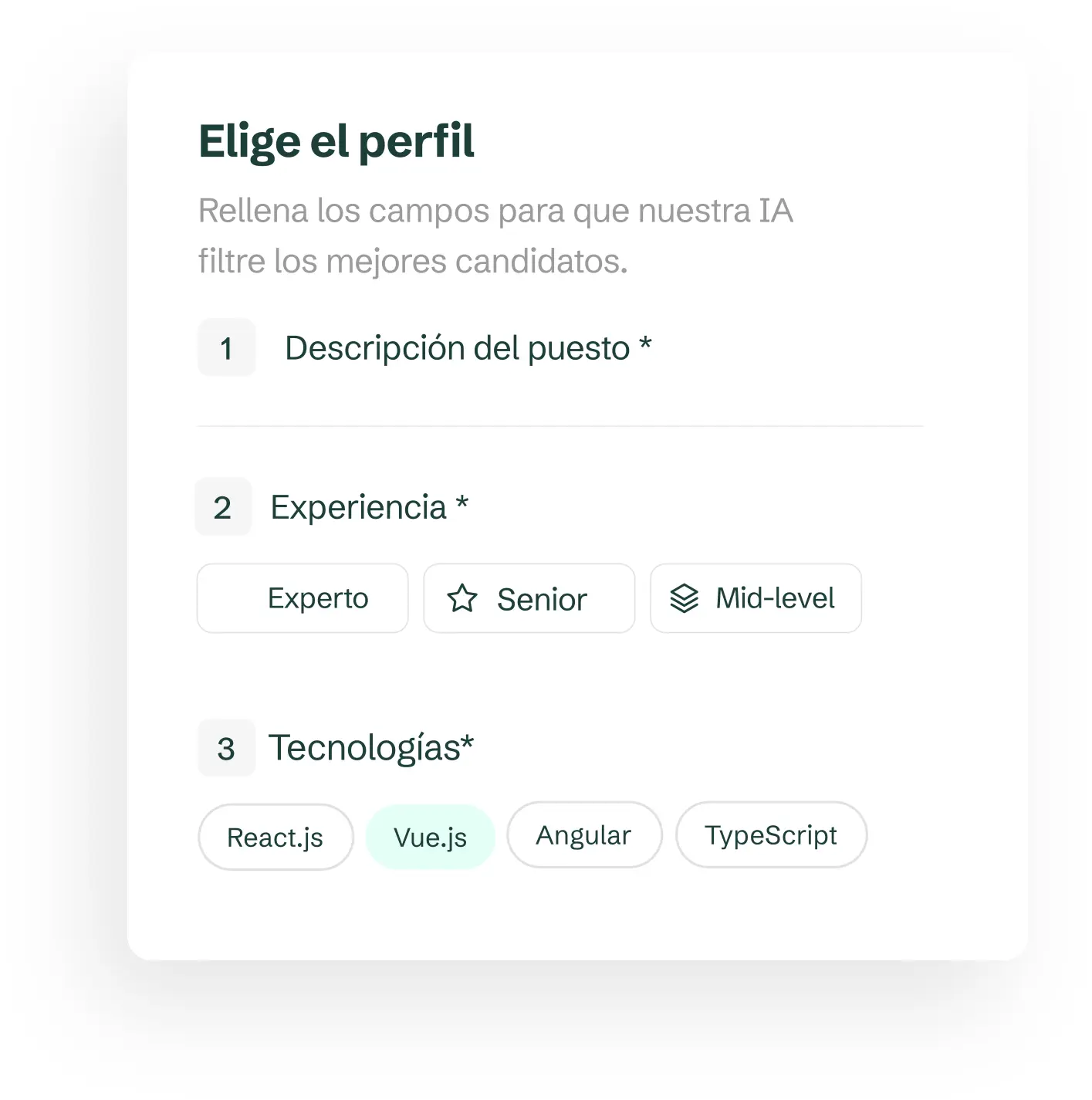 Paso 1: Busca el perfil