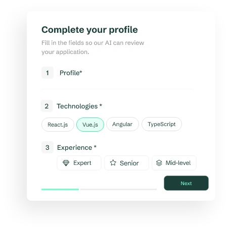 Paso 1: Application